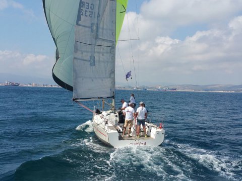 I Prueba  del X campeonato en el Club Náutico el Saladillo